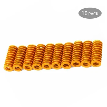 

Yellow Spiral Flat Heatbed Compression Spring For Ender 3/5 CR-10 Light Load 10x