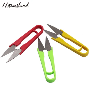

3pcs/lot Portable Scissor Yarn Thread Cutter Tailor Clipper Nipper DIY Tool Embroidery Scissors Needlework Supplies Random Color