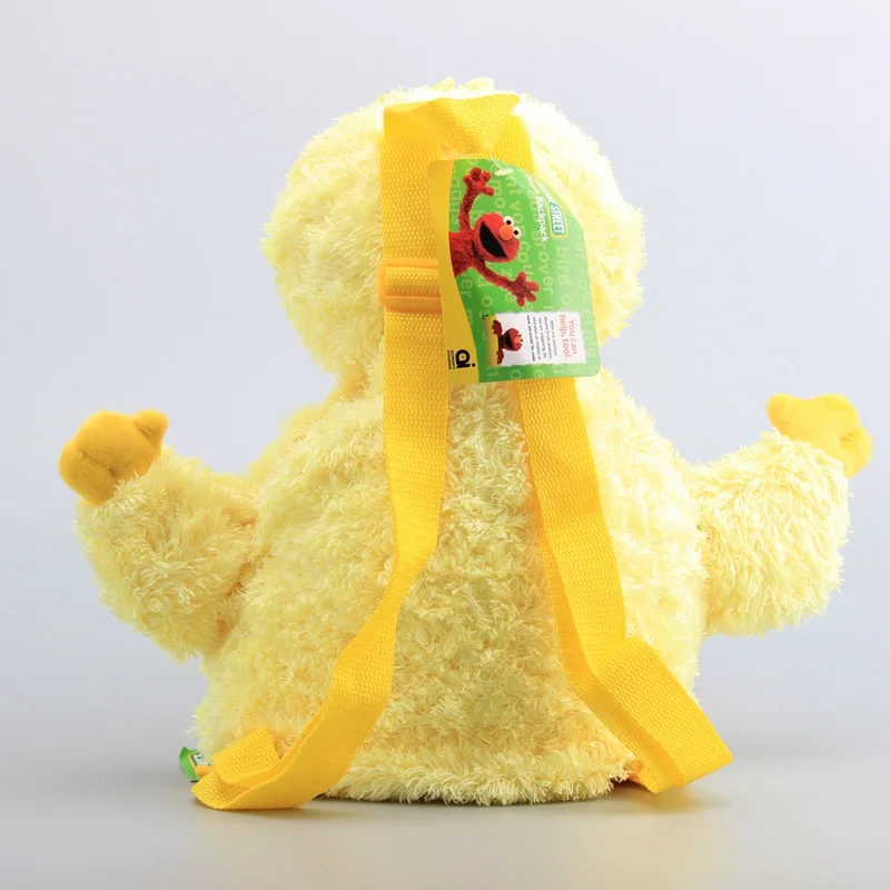 45cm Sesame Street Schoolbag Cartoon Doll Knapsack Child Schoolbag Elmo Bird Cookie Monster for Kids Children Birthday Gifts