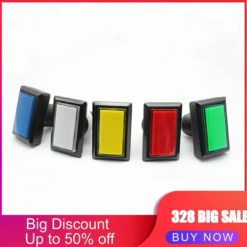 

Arcade Rectangular illuminated 12V LED Push Button Mulitcade arcade machines MAME NEW Multicolors Available
