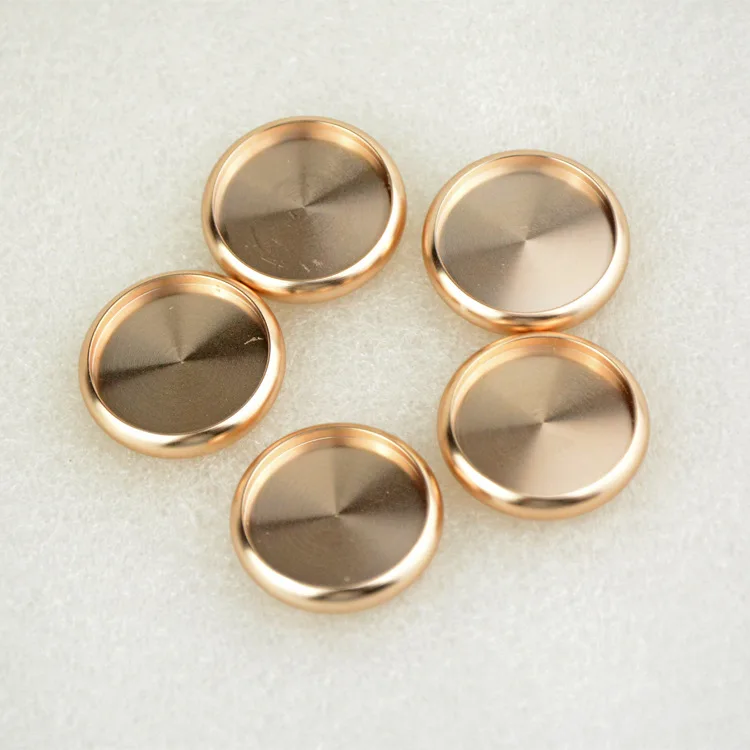 Book Binding Supplies 38mm Aluminum Binding Discs Mushroom Hole Binder with Metal Disc Loose-leaf Ring Buckle 6pcs