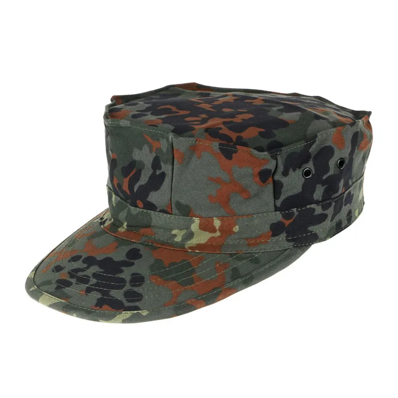 Flecktarn Camo Военная камуфляжная восьмиугольная шапка армейский рейнджер Рипстоп шапка солдата Многофункциональная Защита от солнца на рыбалке Кепка s головные уборы - Цвет: Flecktarn Camo