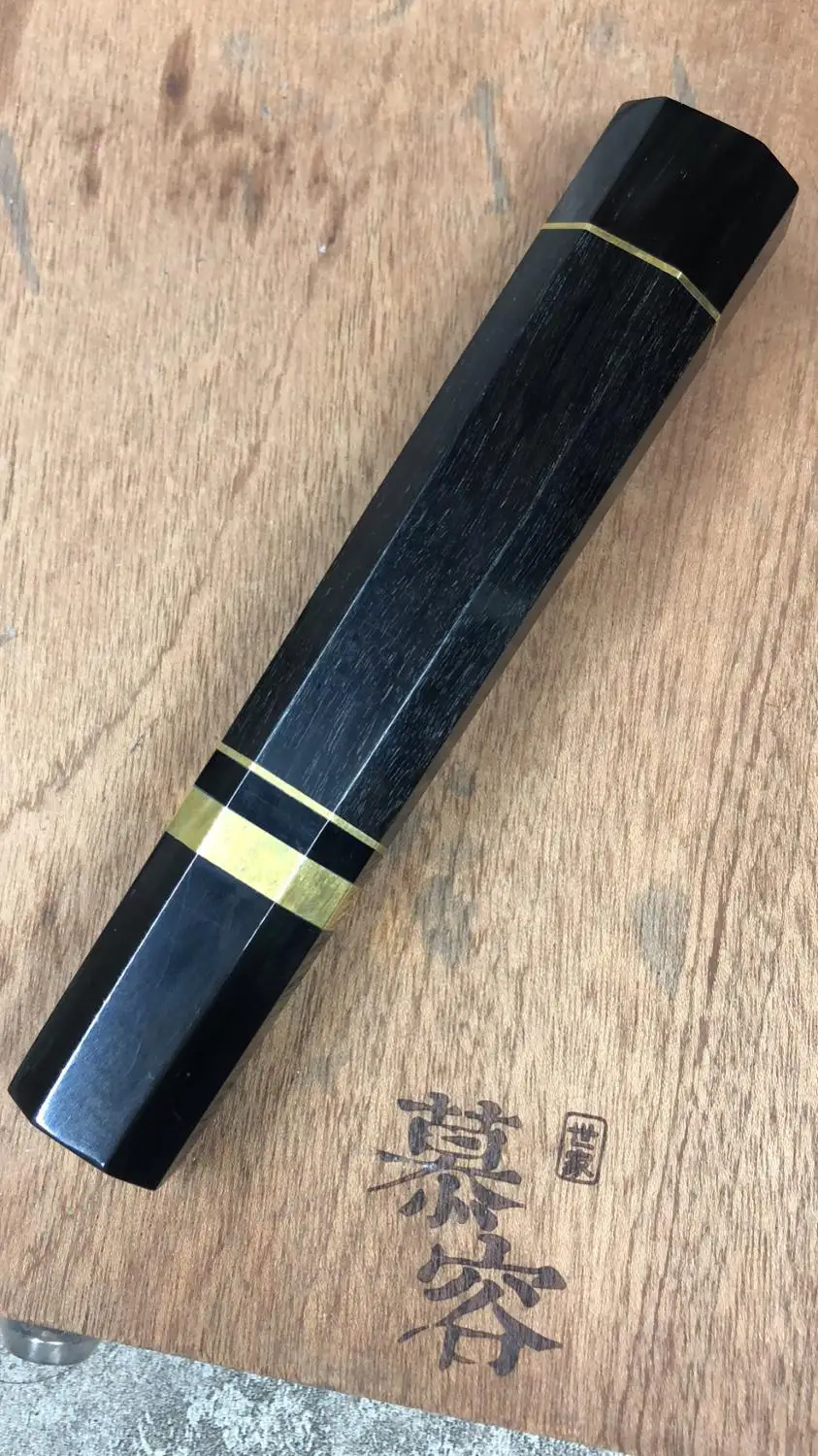 

YEELONG Stabilized wood Handle Octagonal Handle Wood Decoration DIY Semi-finished Crafts Damascus Cleaver Handle Accessories