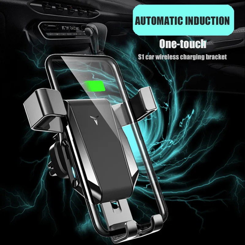 Qi автомобильное беспроводное зарядное устройство для IPhone 11 Pro XS Max samsung S10 huawei Gravity быстрая Беспроводная зарядка Автомобильный держатель для телефона