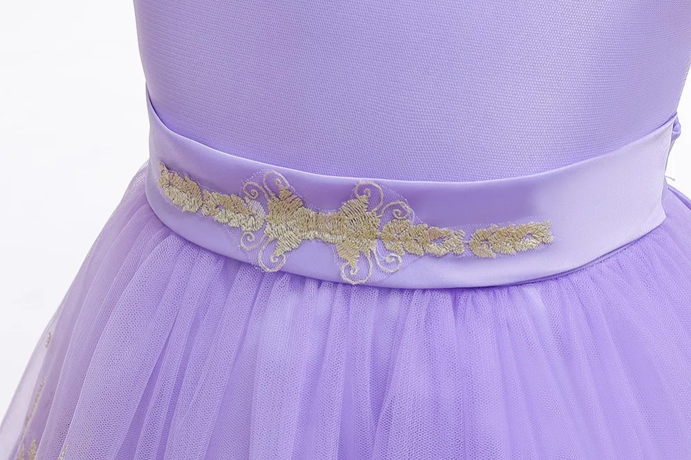 Новое Кружевное платье для девочек, платье на день рождения, праздничное платье принцессы, vestidos de fiesta de noche