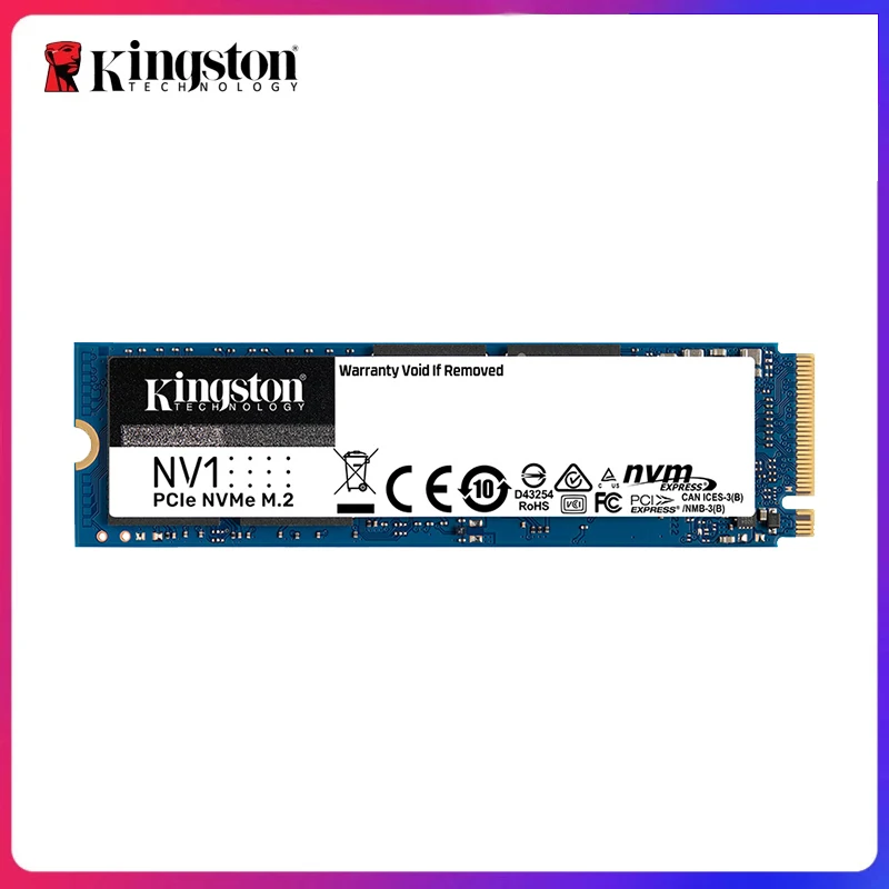 Kingston-disco Rígido Interno Ssd Nv2 Nvme M.2 2280 a 500gb Também Nv1 Kc3000 Fúria para pc e Notebook