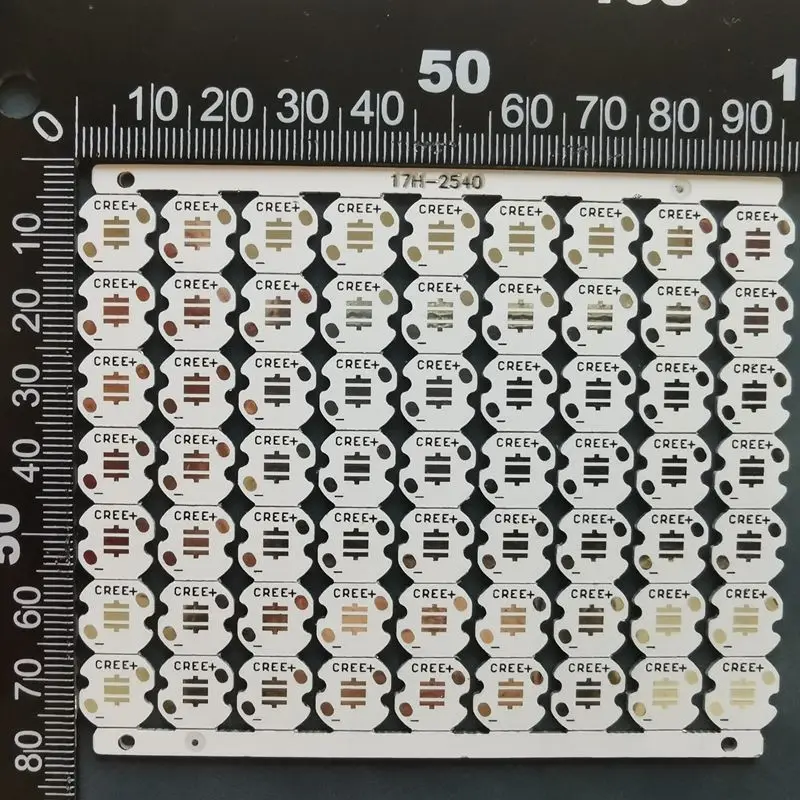 PCB Circuit Board 12mm Aluminum Substrate for XPE XPG XTE 3535 Lamp Board