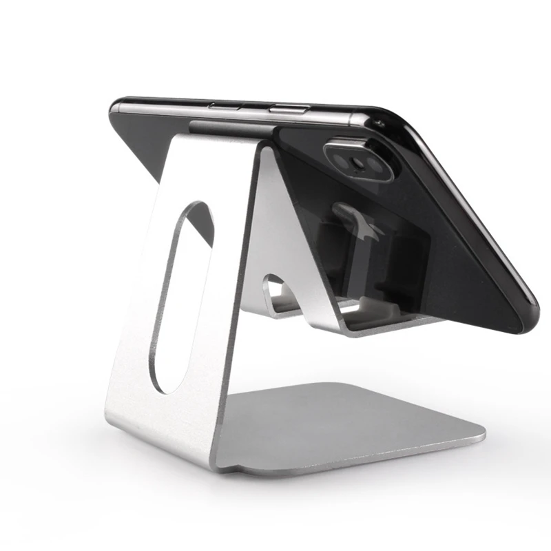 Алюминиевый металлический держатель для мобильного телефона, подставка для планшета, настольный держатель, универсальный для iphone X 8 7 6 plus XS XR XS MAX