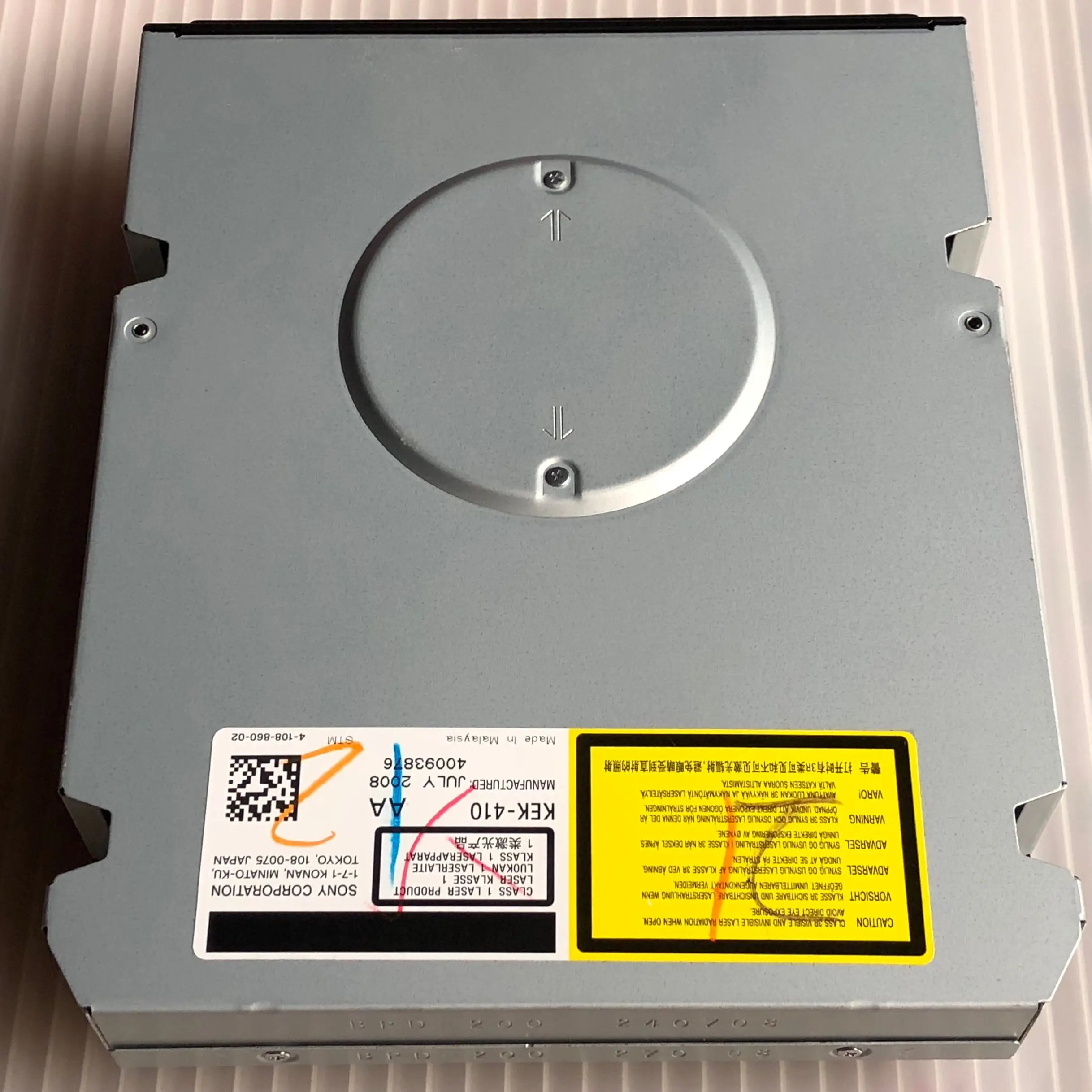 Dvd-rom para Sony Dvd Kem-410ada Bpd200 Lente do Laser Optique Ótico do Bloco de Pick-ups com Mecanismo Kek410aa Kek-410 aa - Image 2