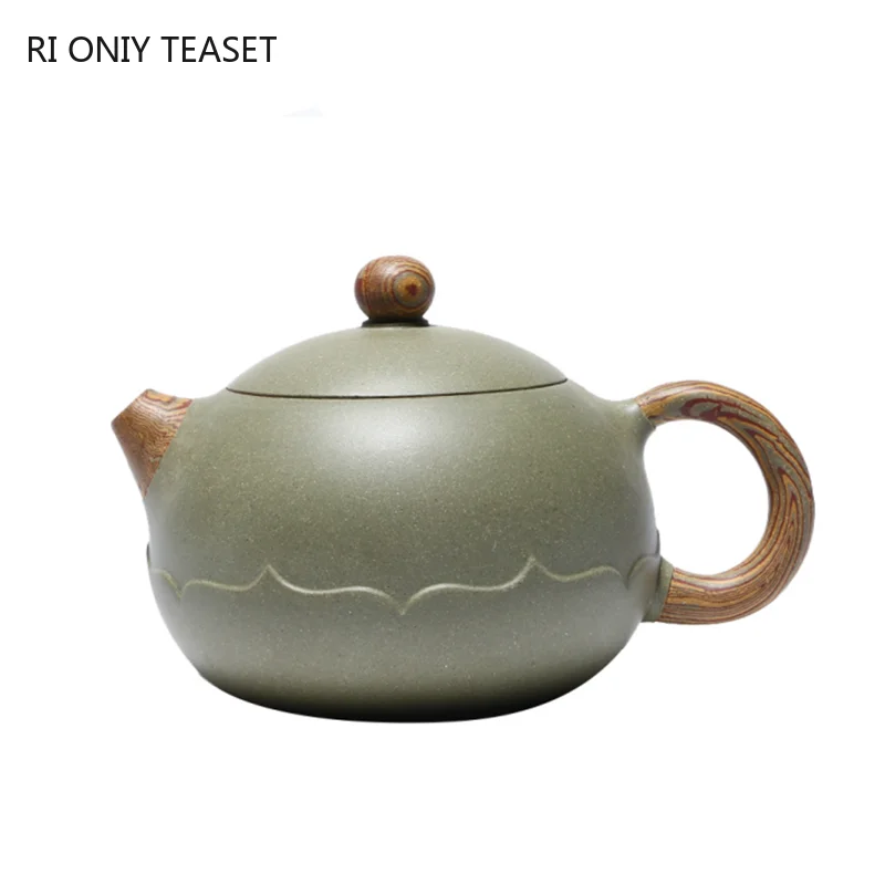 

340ml Creativity Yixing Purple Clay Teapots Home Filter Beauty Kettle Raw Ore Handmade Xishi Tea Pot Teaware Accessories