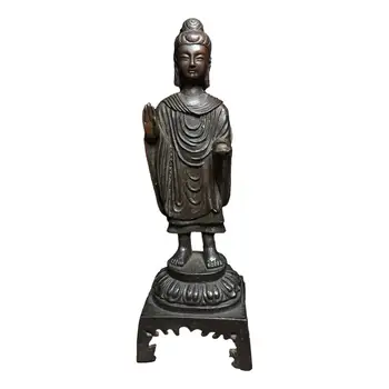 

LaoJunLu Red Buddha Statue In Northern Wei Dynasty Imitation antique bronze masterpiece collection of solitary Chinese