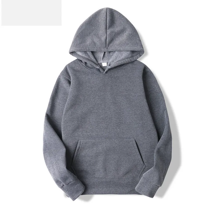 Quality Brand Men Hoodie 2020 Autumn Hip Hop Streetwear Men Pullover Sweatshirts Hoodies Mens Solid Color Hoodie Male 1