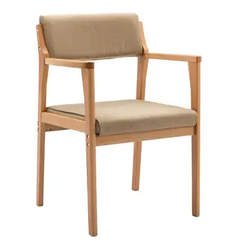 

Nordic Dining Chair Domestic Solid Wood Study Chair Backrest Armrest Hotel Dining Room Table Chair Modern Simple Net Red