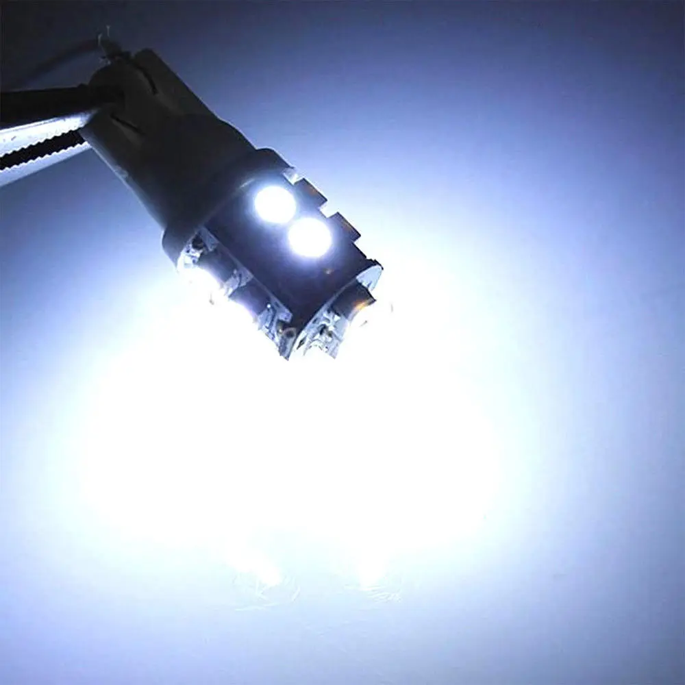20 шт. T10-2825-10SMD светодиодный фонарь для номерного знака 6500 K, задние фонари и фонари заднего хода и т. Д