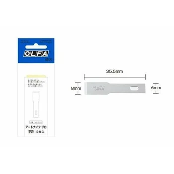

OLFA XB-157H Spare Art Blade Flat Pack of 10 Blades for Art Knife 157B