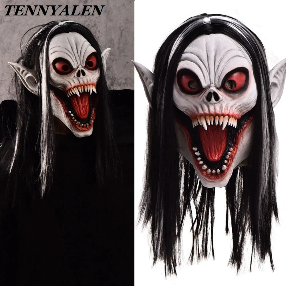 

Halloween mask Vampire Morbius Horror role-playing props Wigs and masks Halloween costumes from women Halloween party COS