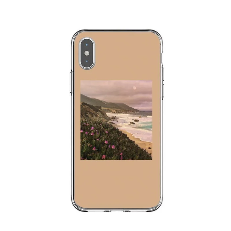 TPU Винтажный рисунок Райский Ангел арт Мягкий силиконовый чехол для iPhone X 5 5S SE 6 6s 7 8 Plus XR XS MAX Давид лайнз чехол - Цвет: TPU