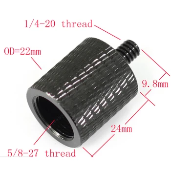 

Aluminum Alloy Microphone 5/8 To 1/4 Adapter Screw Bracket Conversion Level Tripod Adapter For Mic Converter Photo Studio Kits