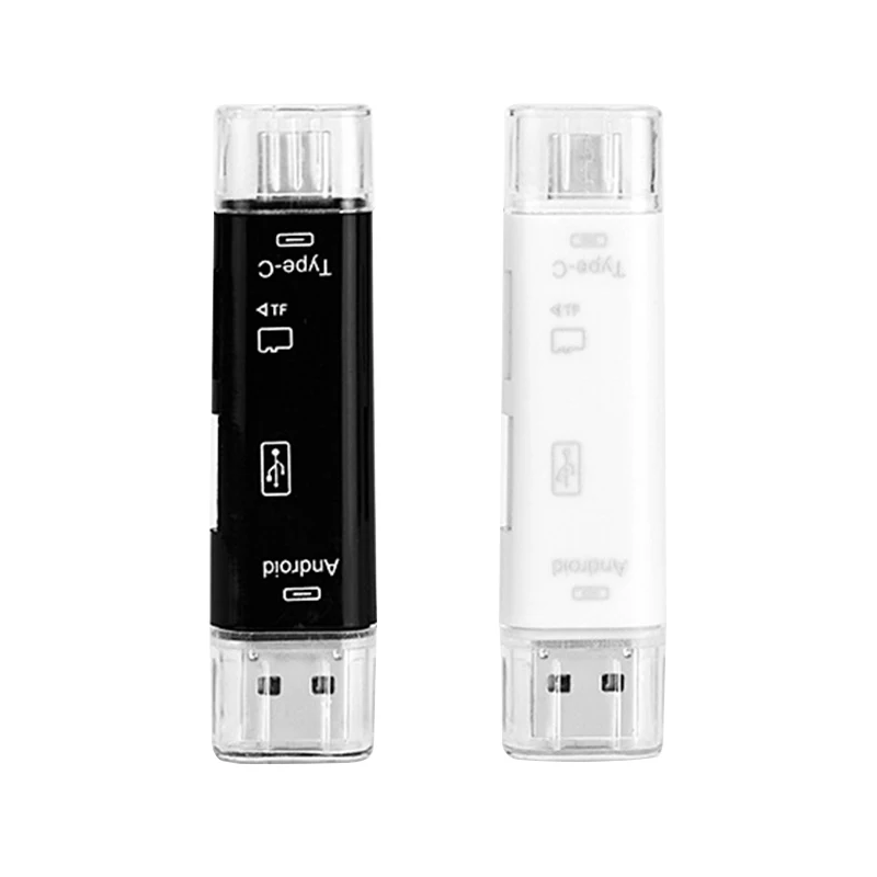2 цвета все в 1 Usb 3,1 кард-ридер высокоскоростной SD TF Micro SD кард-ридер Тип C USB C Micro USB кард-ридер OTG