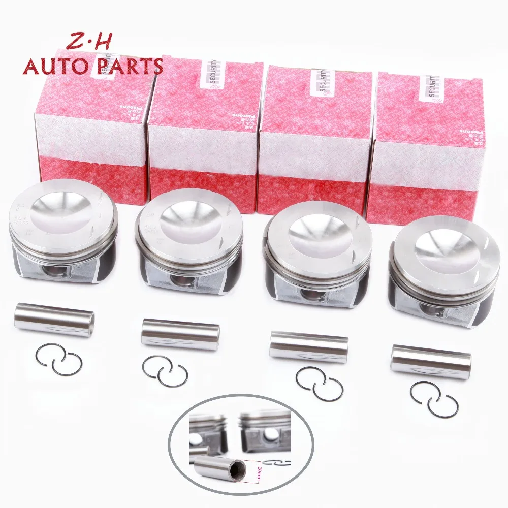 New STD 82.5mm Piston & Piston Ring 06D 107 066 C For VW Golf Gti
