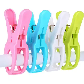 

Beach Towel Clips Cruise Chair Holder Double Thickness Fashion Colors Plastic Quilt Hanging Clamps 12 Pack for Pool Loungers Clo