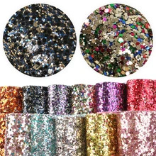 20*34 см Лоскутная блестящая искусственная кожа листы для DIY ручной работы серьги сумки проекты, 1Yc8050