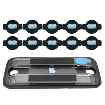 

10 Pcs Wick Caps Replacement Mopping Cloth Water Wick Cap Vacuum Cleaner Parts for IRobot Braava 320 380 Mint 5200C