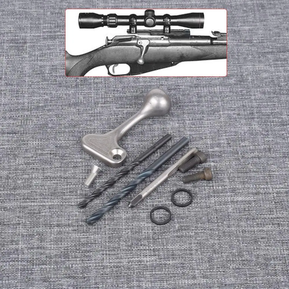 

Tactical Mosin Nagant Polished Stainless Steel Bolt Handle Parts Set Kit Bent Bolt Adapter For Rifle Hunting Accessory