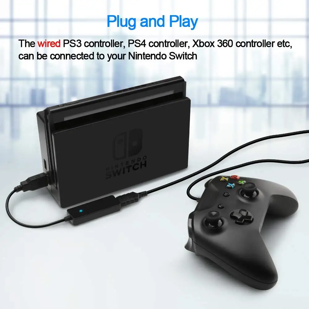 Адаптер Rocketek Bluetooth приемник беспроводной контроллер для консоли Nintendo конвертер