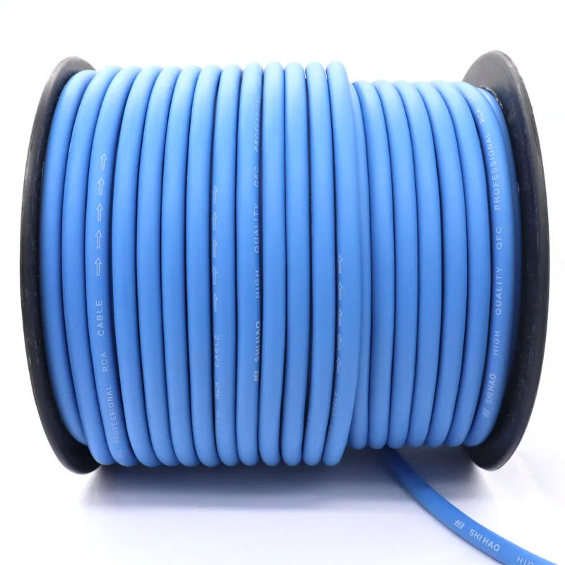 Высококачественный Чистый медный автомобильный аудиокабель RCA провод