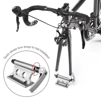 

Bicycle front fork quick release fixed clip luggage rack car SUV modified portab bike accessories