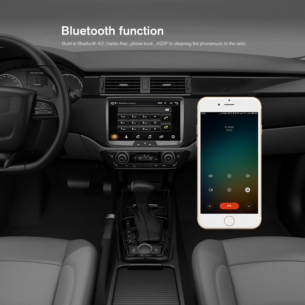 Best Podofo 2 Din Car Multimedia MP5 Player 8 " Android Car Radio GPS MP5 MirrorLink Monitor For Renault Sandero/Duster/Logan/Dokker 3