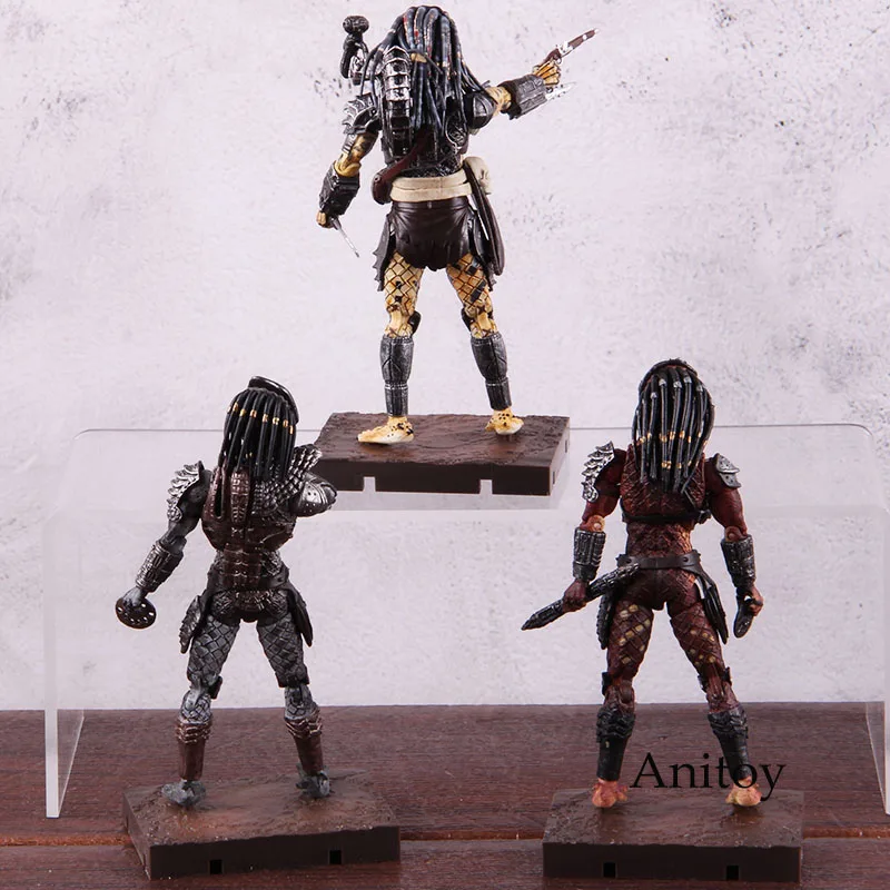 Hiya игрушки изысканный мини Хищник 2 фигурки воин кабан старец Хищник игрушки ПВХ фигурка Коллекционная модель игрушки