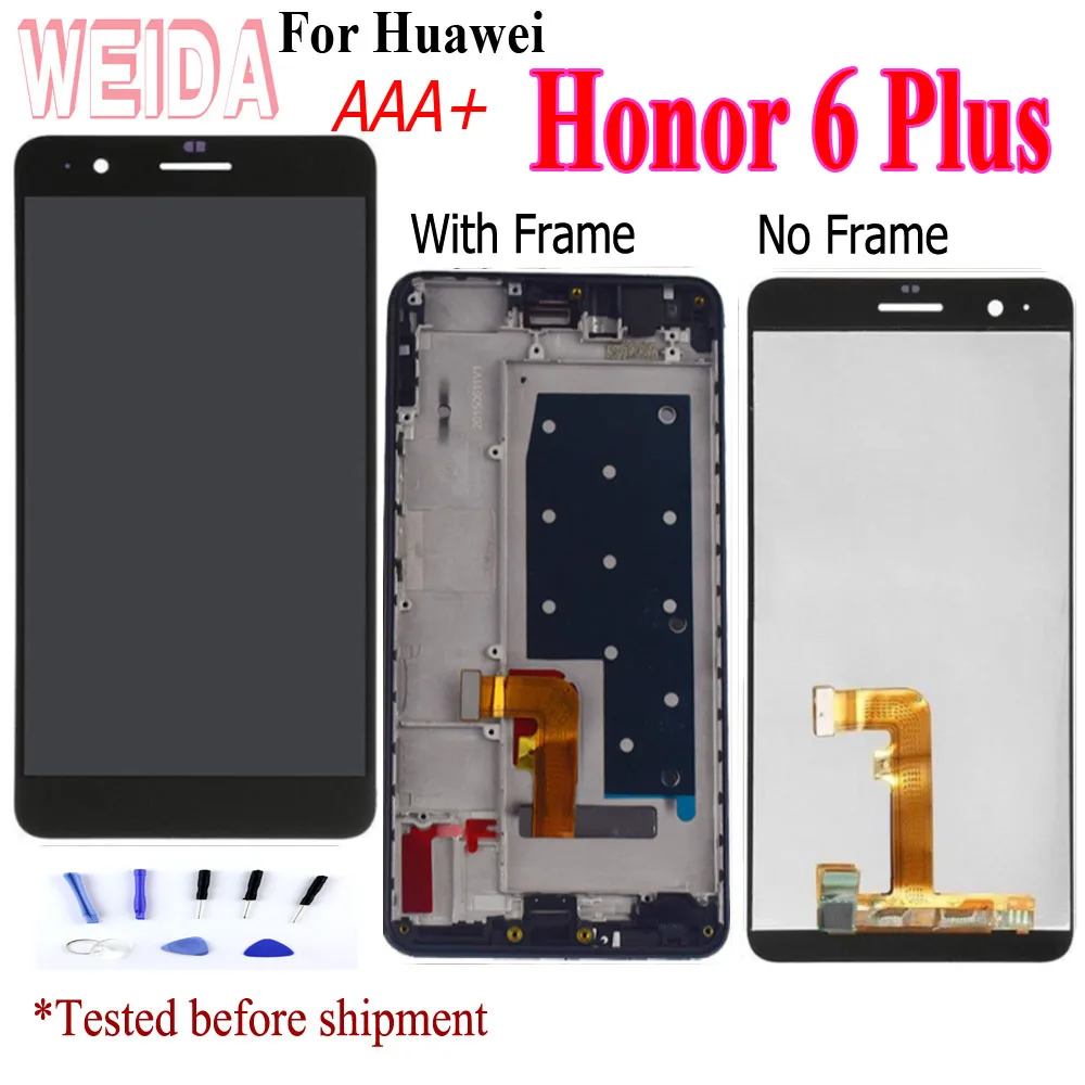 

5.5" For Huawei Honor 6 Plus LCD Display Digitizer Sensor Glass Panel Assembly For HUAWEI Honor 6P lcd PE-TL10 PE-TL00M PE-CL00