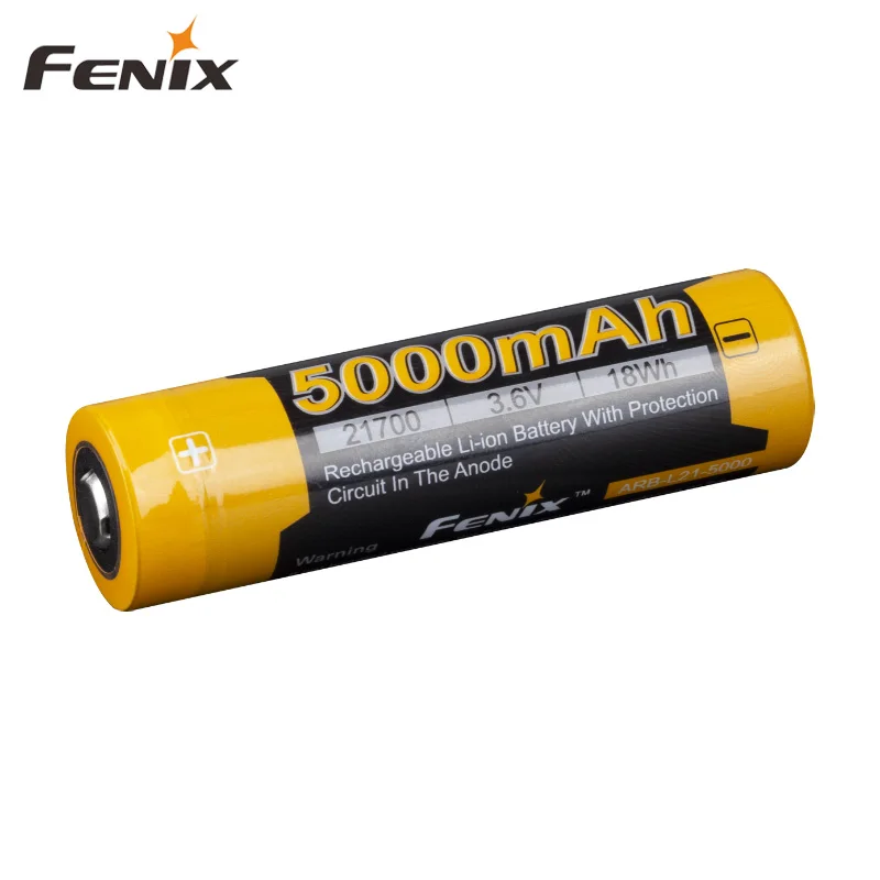 Fenix ARB-L21-5000 5000mAh 21700 литий-ионная аккумуляторная батарея