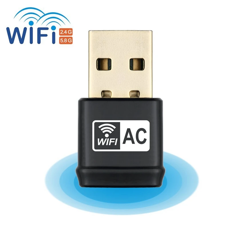 HOT-USB Wifi адаптер, AC600Mbps двухдиапазонный 2,4G/5G 802.11ac USB беспроводной адаптер для Windows 10/8. 1/7/XP/Vista Mac OS X 10,4