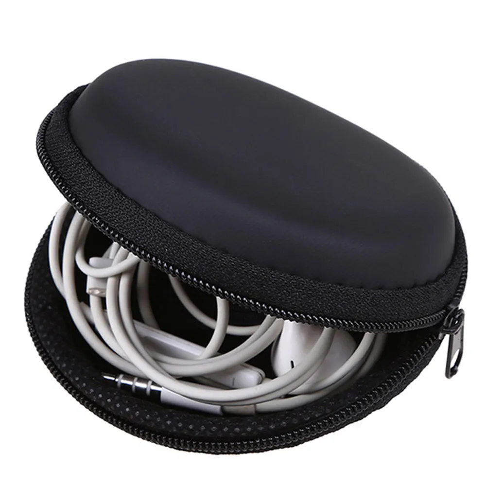 Storage Carrying Hard Bag Box Case for Earphone Headphone Earbuds Memory Card