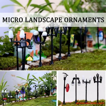 

1PC Craft Vintage DIY Miniature Lamp Creative Garden Home Decoration Mini Artificial Micro Landscaping For House Accessories