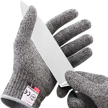 

Anti Cut Proof Kitchen Gloves 5 Protection Safety Anti Cut Gloves Kitchen Cut Resistant Gloves Fish Meat Cutting Safety Gloves
