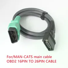 

Acheheng Cables For Man 26Pin to OBD2 16Pin Female Connector DLC OBD OBDII for Man 26PIN Truck Diagnostic tool Cable