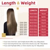 Moresoo Tape in Real Human Hair Extensions #4 Dark Brown Natural Remy Brazilian Hair PU Skin Weft Hair Extensions Tape in 5