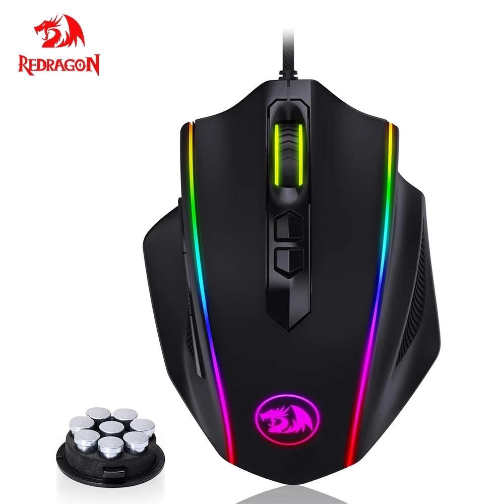 Мышь Компьютерная Redragon M720 8 кнопок 10000 DPI | Компьютеры и офис