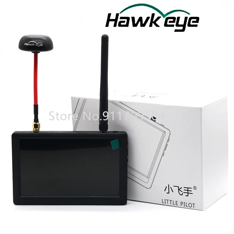 Hawkeye маленький пилот 3 5 8G 40CH дюймов 700CD FPV монитор передача изображения HD дисплей |