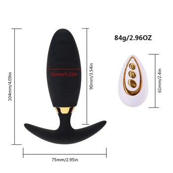 App Controlled Anal Vibrator Vibrating Prostate Massager for Men Dildos for Butt Plug Remote Control Adult Sex Toys for Couple 3