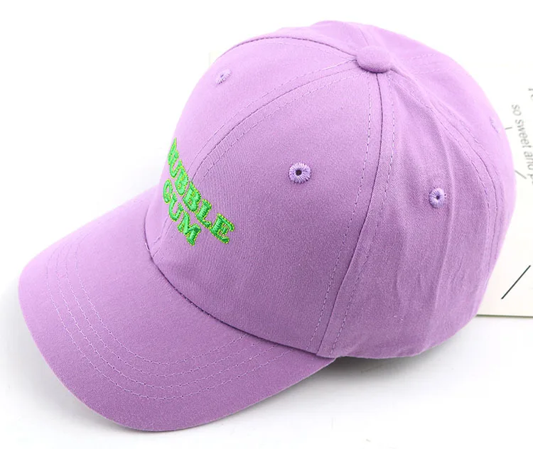 Детские бейсболки Bubble Gum, кепка для девочек, карамельный цвет, gorros Mujer, Snapback, шапки для девочек и мальчиков, 50-54 см