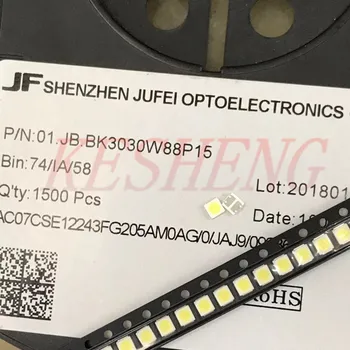 

200pcs 3030 backlight high power LED dual chip 6V JUFEI AOT cool white PT30A66 TV dedicated Cool white PT30A66 TV