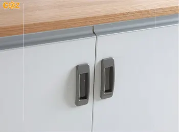 

1 Pair 11mm*3mm Paste Handle Home ABS Glass Window Sliding Door Push Pull Auxiliary Handle Pull Knobs Interior Doors Handles
