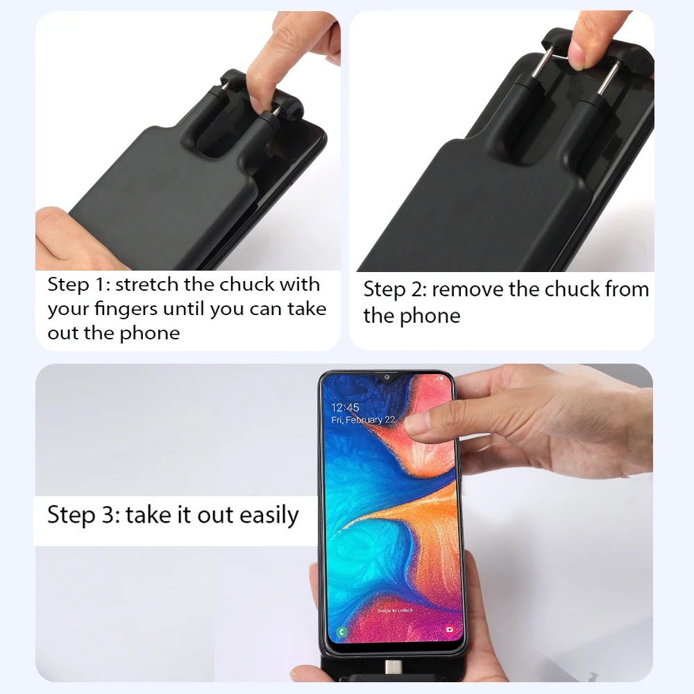 Чехол для аккумулятора samsung Galaxy A20 с расширяемой пряжкой, 5000 мА/ч, перезаряжаемый чехол для аккумулятора samsung A20, чехол для зарядного устройства