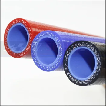 

Car engine hose 3 layers of polyester fiber 1 meter long 6mm8mm silicone straight tube blue red black silicone tube