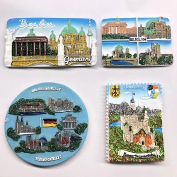 

World Tourism Souvenir Refrigerator paste 3d Magnetic stickers Germany Berlin Souvenir Fridge Magnet Home Decoration Gift Ideas